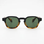 TS-V2 Black Top Beige Bottom Frame Green Lens - frontal