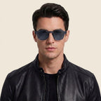 TS-V2 Blue Frame Gray Blue Lens - male