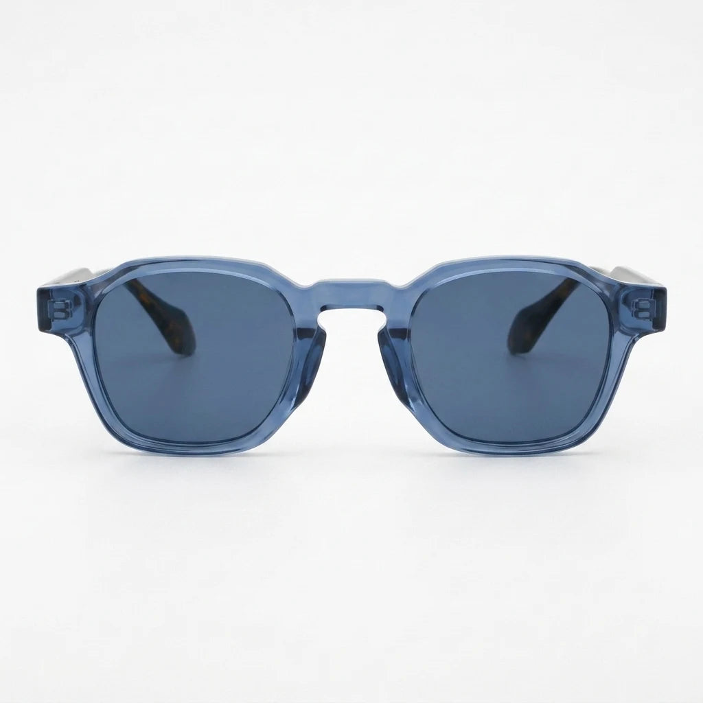 TS-V2 Blue Frame Gray Blue Lens - frontal
