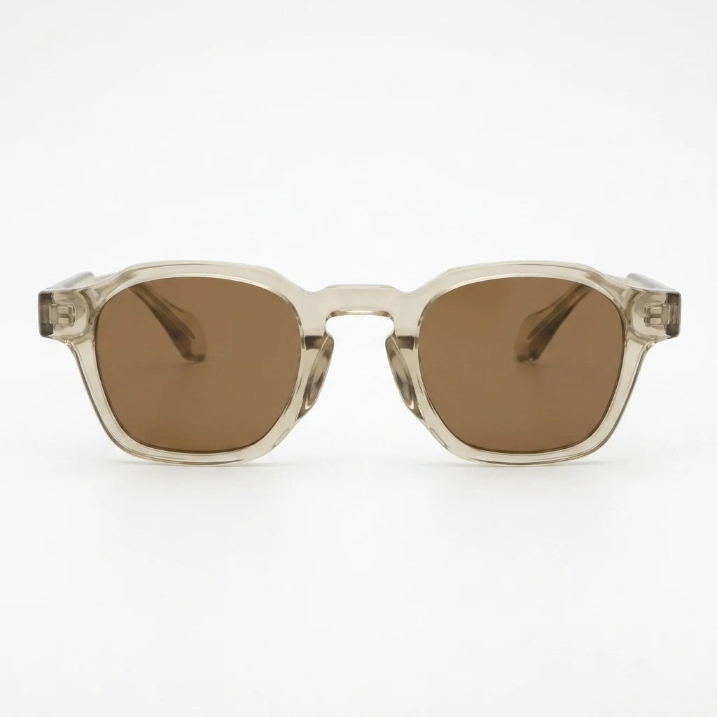 TS-V2 Brown Gray Frame Brown Lens - frontal